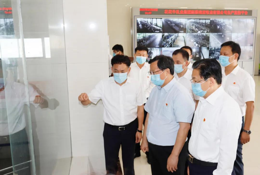 快訊 | 河南省委常委、省紀委書記、省監(jiān)委主任任正曉蒞臨花花牛乳業(yè)集團新蔡瑞亞牧場調(diào)研